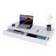 Туалетный столик навесной Кс-11 "Бостон", белый (100/17/42)