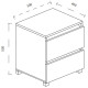 Прикроватная тумба Бостон К-25 Кашемир (50/53/40)